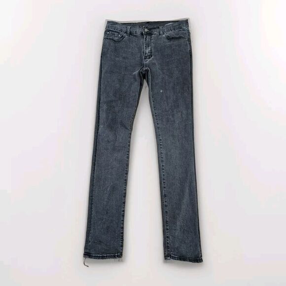 MNML Jeans Mens Size 34x32 Dark Gray Slim Fit Denim Casual - Picture 1 of 15
